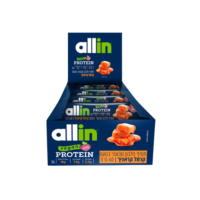 חטיפי חלבון אול אין | Allin חטיפי חלבון אול אין | Allin